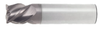 7/16" Stub End Mill Single End Square; Flute Length 5/8" OAL 2-1/2" - 4 Flutes AlTiN Coated - Hot Mill