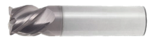  13/16" Stub End Mill Single End Square; Flute Length 1" OAL 3" - 4 Flutes AlTiN Coated - Hot Mill