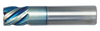 1/2" Stub End Mill Single End Square; Flute Length 5/8" OAL 2-1/2" - 5 Flutes Sky Coat - Hot Mill