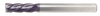 3/8" End Mill Long Reach Single End Square; Flute Length 1" OAL 4" - 4 Flutes AlTiN Coated - Hot Mill