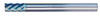 1/4" End Mill Long Reach Single End Square; Flute Length 3/4" OAL 4" - 5 Flutes Sky Coat - Hot Mill