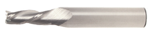  1/32" End Mill Single End Square. Tapered Mill. Shank OD 1/8" - LOC 1/4" OAL 2-1/2" - 3 Flutes TiN Coated