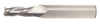 3/64" End Mill Single End Square. Tapered Mill. Shank OD 1/8" - LOC 1/2" OAL 2-1/2" - 3 Flutes Brite