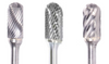 1/4" SC Shape Carbide Burr. Single Cut Ball Nosed Cylinder. LOC 1" Shank OD 1/4" OAL 2" - Uncoated