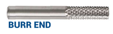  1/4" Burr - Burr End. Flute Length 3/4" Shank OD 1/4" OAL 2" - Uncoated