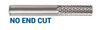 3/8" Burr - No End Cut. Flute Length 1" Shank OD 3/8" OAL 2-1/2" - Uncoated