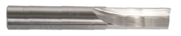 1/4" Router. 2 Flutes Straight - Flute Length 1" Shank OD 1/4" OAL 2-1/2" - Uncoated