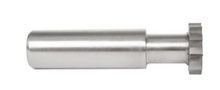  1" Keyset Cutter with Hardened Steel Shank. ANSI 808 - Face Width 1/4" OAL 2-1/4" Shank OD 1/2" - 12 Flutes - Uncoated